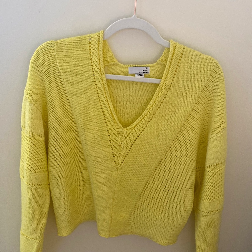 Yellow Ten Sixty Sherman Sweater size XS